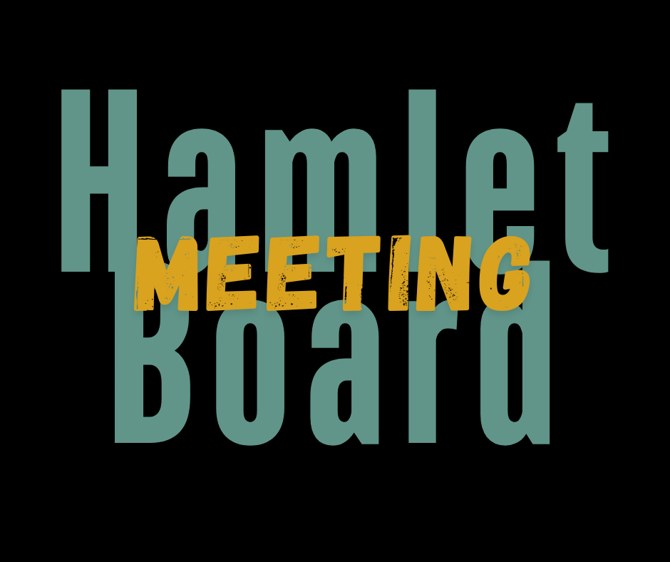 Horseshoe Bay Hamlet Board Meeting