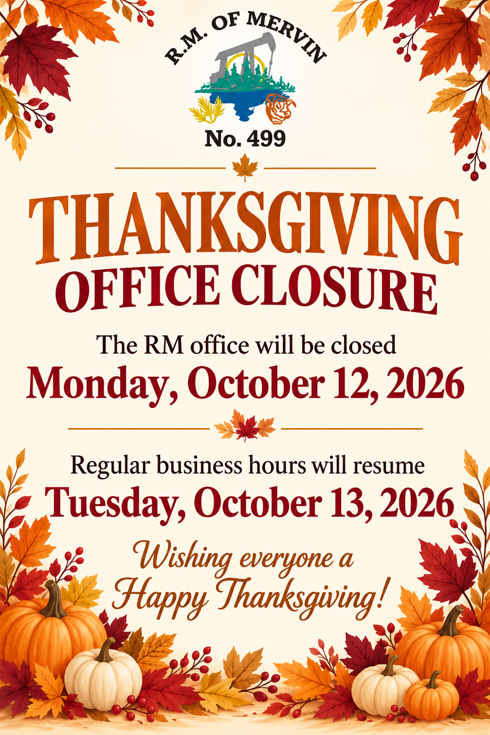 Closed for Thanksgiving