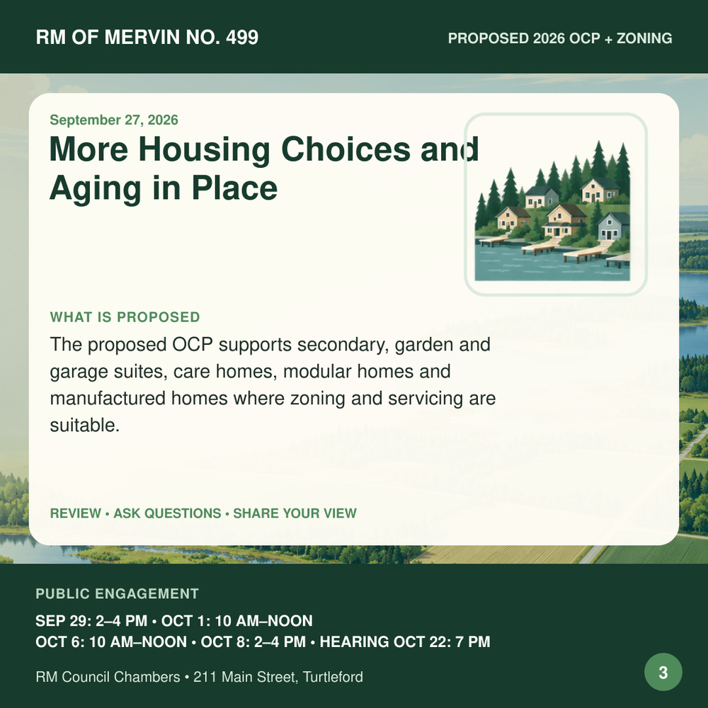 More Housing Choices and Aging in Place