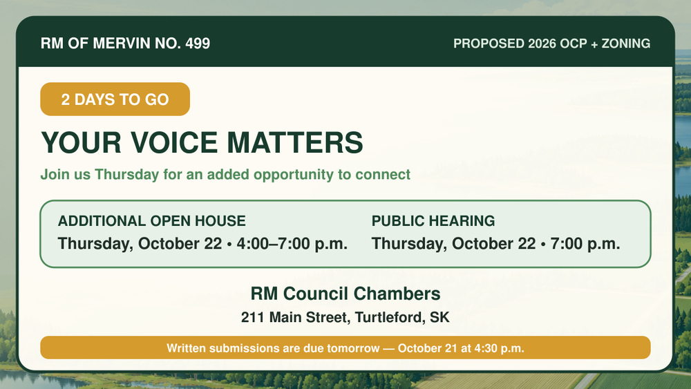 Help Shape the Future of the RM of Mervin