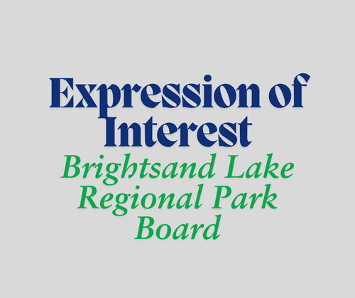 Expressions of Interest - Brightsand Lake Regional Park Authority